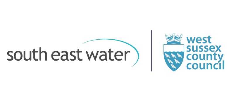 South East Water and West Sussex County Council logos together, representing collaboration between the two organisations using Causeway one.network to improve TTRO management