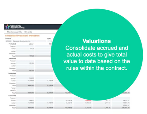 Causeway Project Accounting - Valuations
