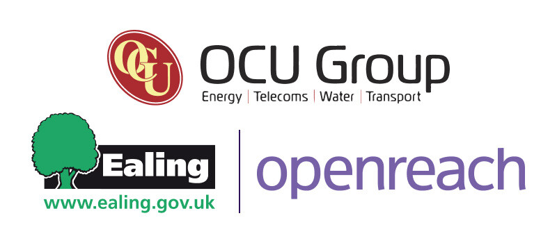 The OCU Group, Openreach and Ealing Highways are grouped together, representing their partnership on the Flexi Permit initiative with Causeway one.network