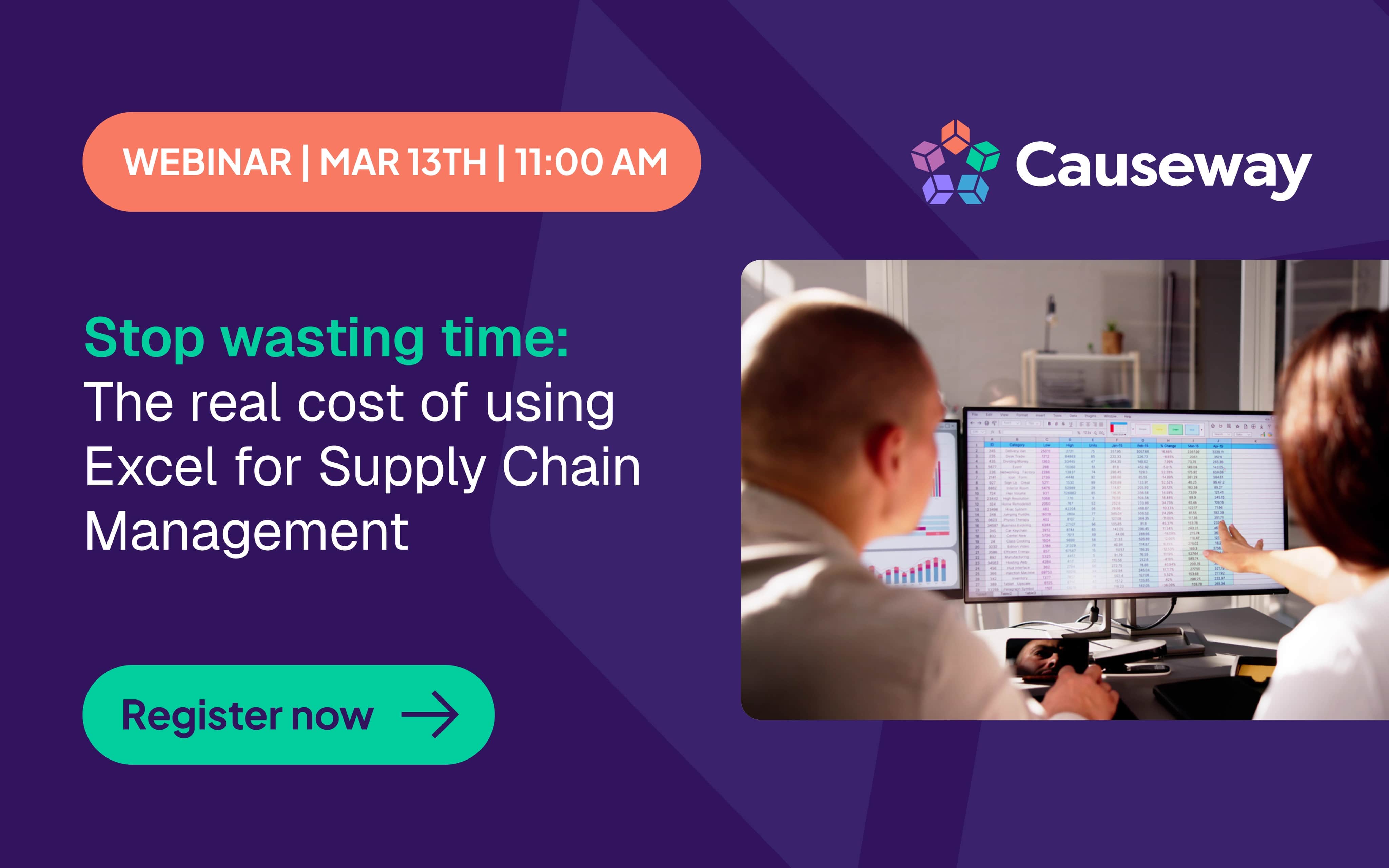Stop wasting time: the real cost of using Excel for supply chain management
