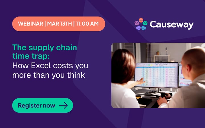 The supply chain time trap: how Excel costs you more than you think